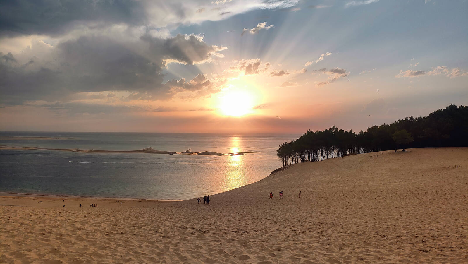 Sonnenuntergang an der Dune du Pilat